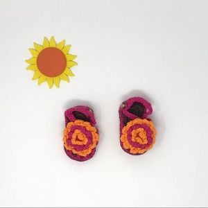 0-6M New Sunflower Knitted Baby Shoes